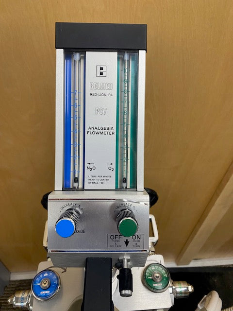 Belmed flowmeter system with 4 cylinder Yoke Block