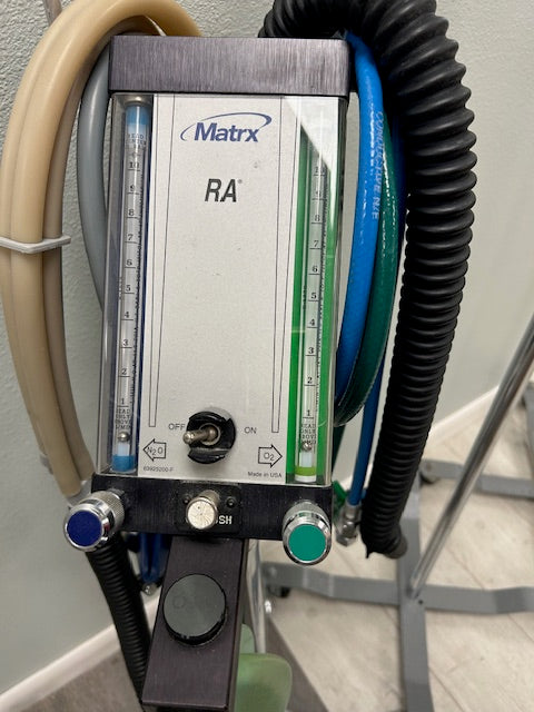 Porter Matrx RA portable nitrous flowmeter