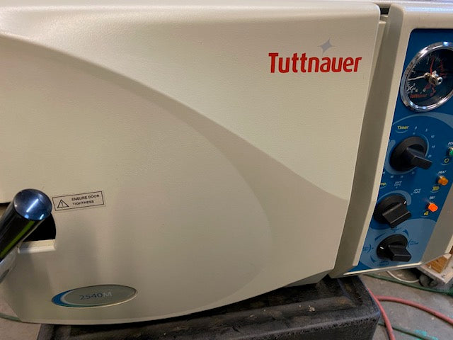 Tuttnauer 2504M-Manual autoclave Sterilizer 2016 model, 120V refurbished