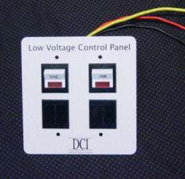 Low Voltage Control Panel Dual Switch DCI 2901